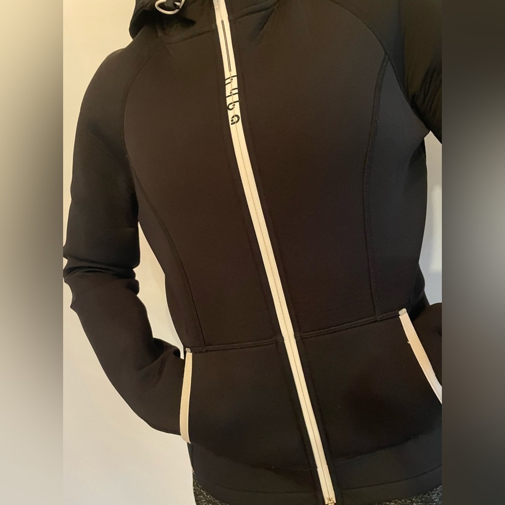 Black Zip-Up Hoodie